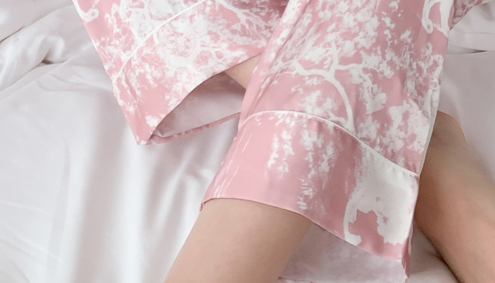 Two Piece High Quality Satin Silk Night Suit