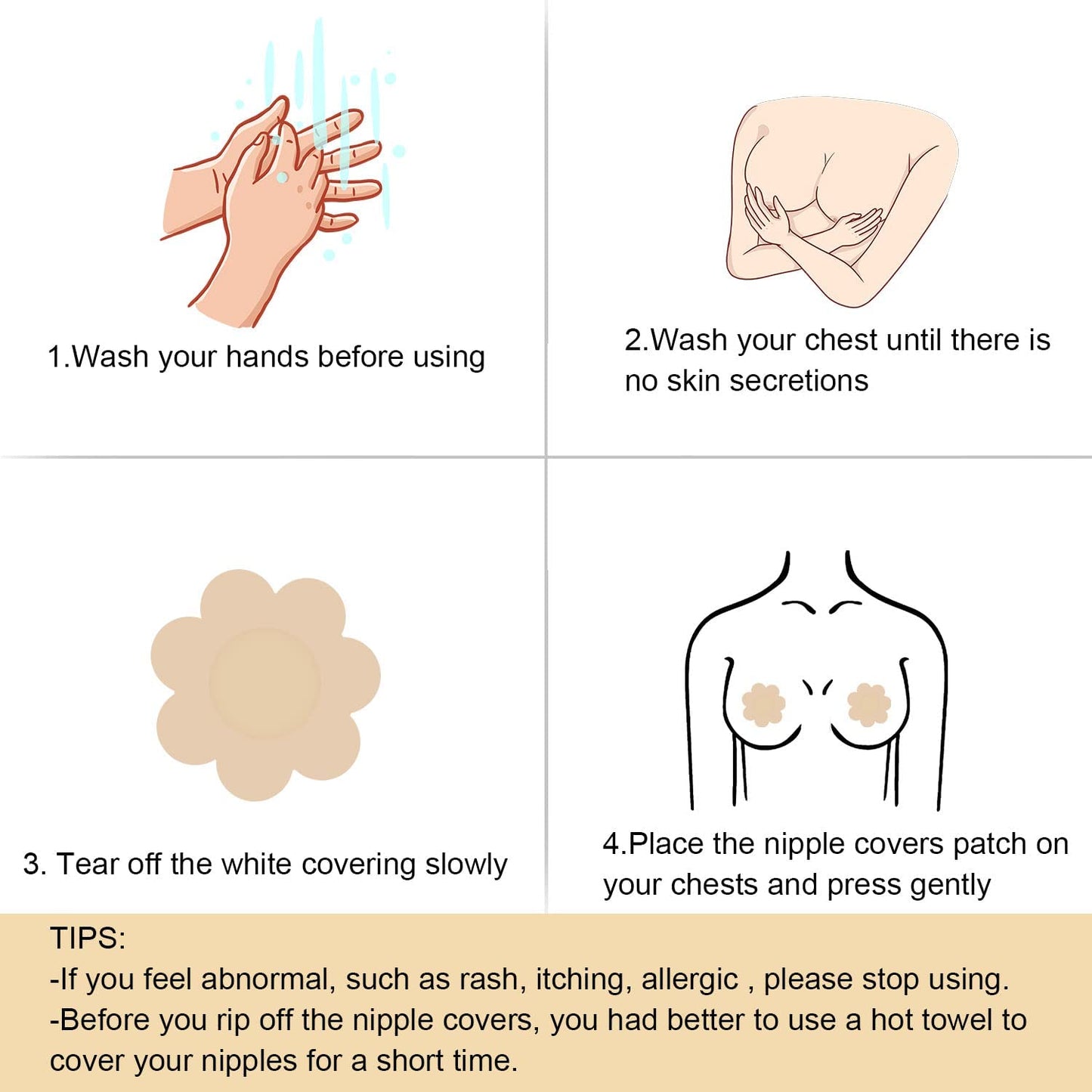 Nipple Covers Disposable Nipple Breast Covers for Women The Comfort Theory