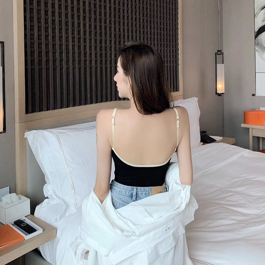TCT Deep back Bralette in Green The Comfort Theory