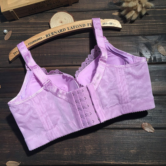 TCT High Support Bra in plus sizes in Baby Purple The Comfort Theory