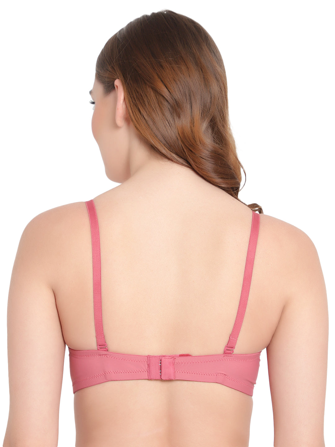 Pink Beige curve flattering Bra The Comfort Theory