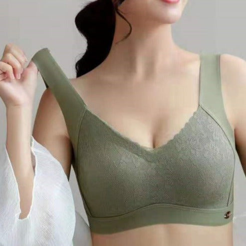 Laurel Green Lycra Bralette The Comfort Theory