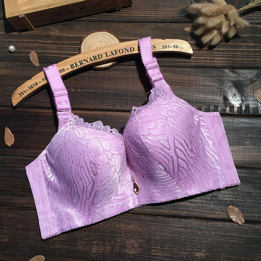 TCT High Support Bra in plus sizes in Baby Purple The Comfort Theory